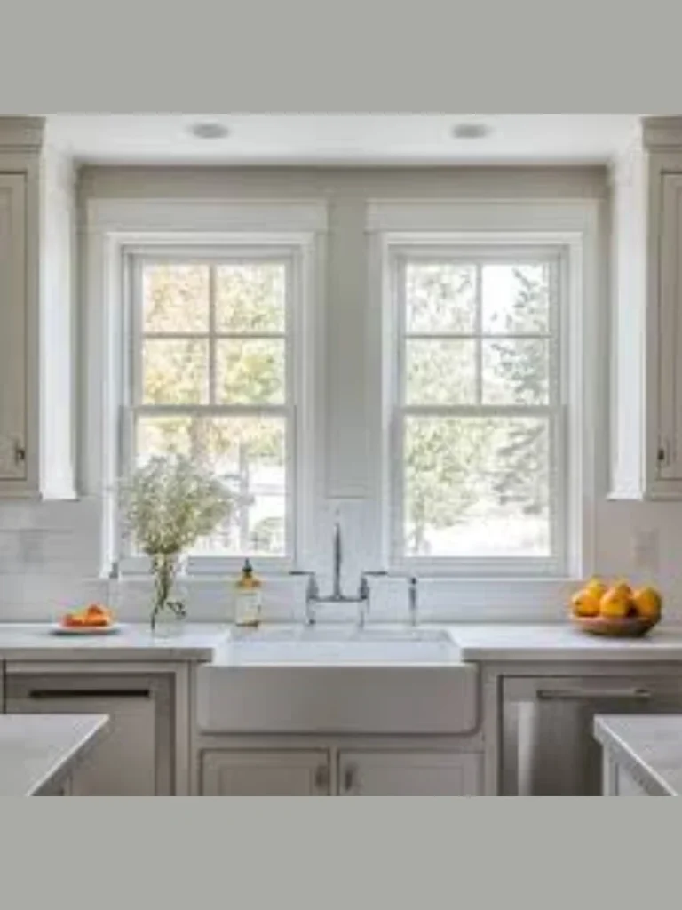 Split Panel Antiqued Window Pane Geometry