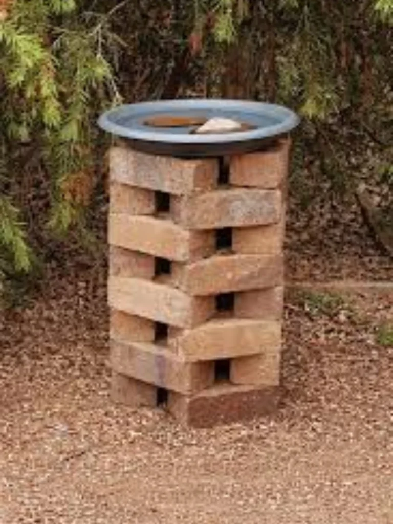 Stacked Concrete Block Pillar Pods