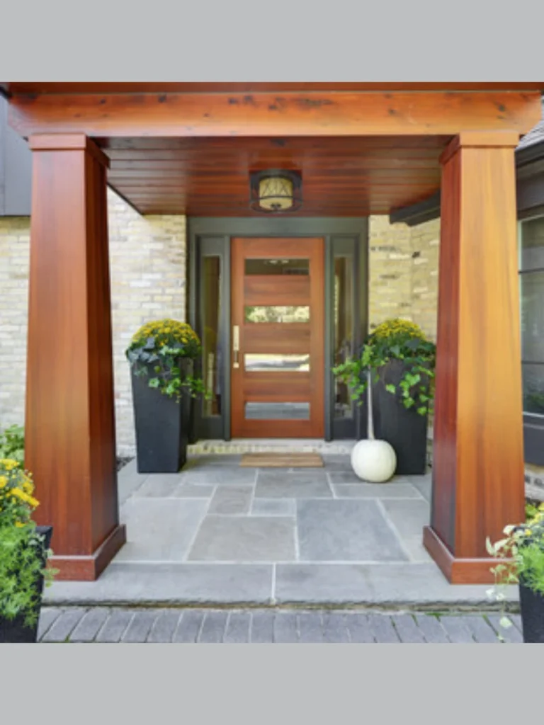 Sticky Back Faux Slate Entryway Threshold Tiles
