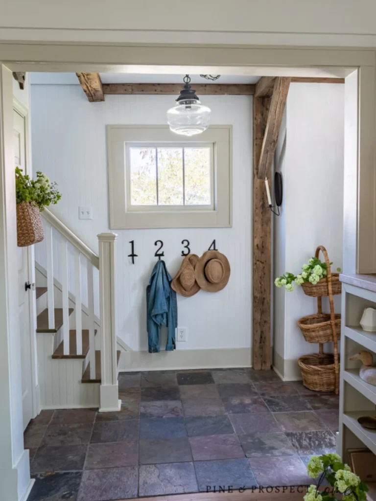 Sticky Back Faux Slate Entryway Threshold Tiles