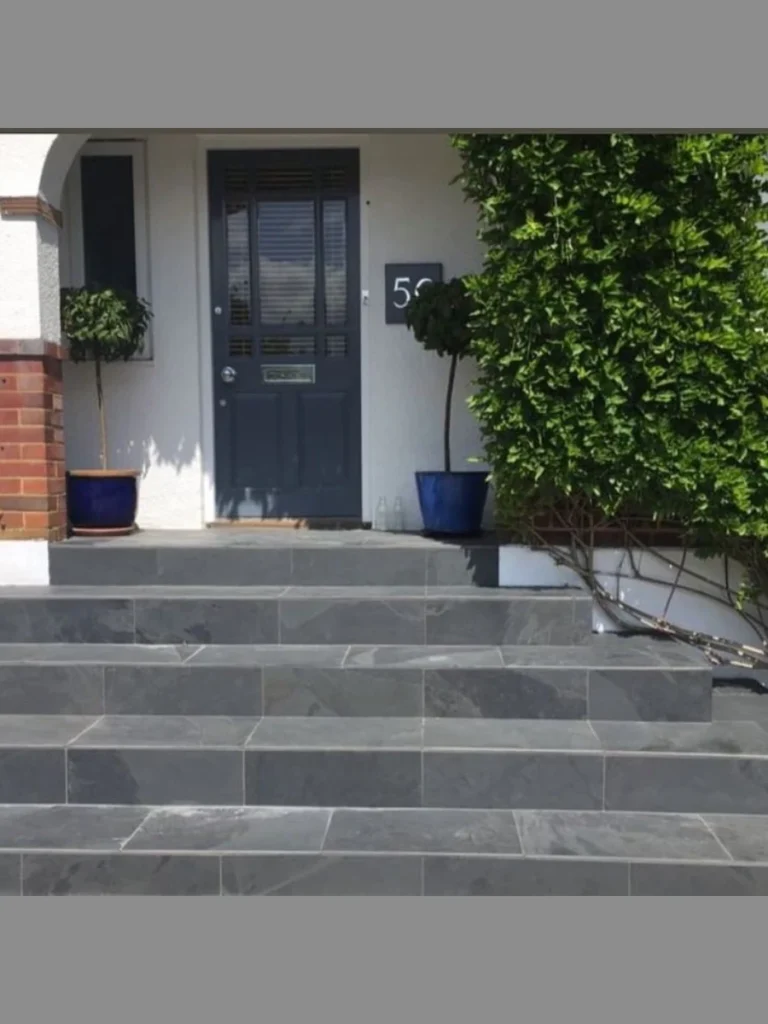Sticky Back Faux Slate Threshold Steps