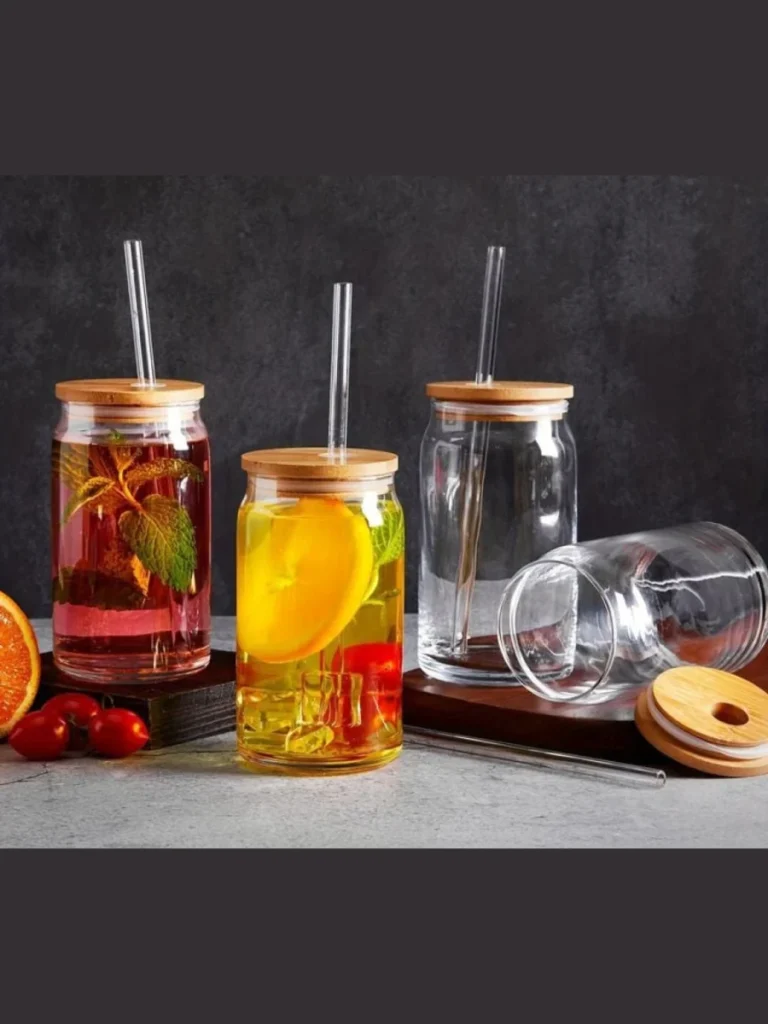 Stock the Table with Pre-Cut Paper Straws Inside Weighted Mason Jars