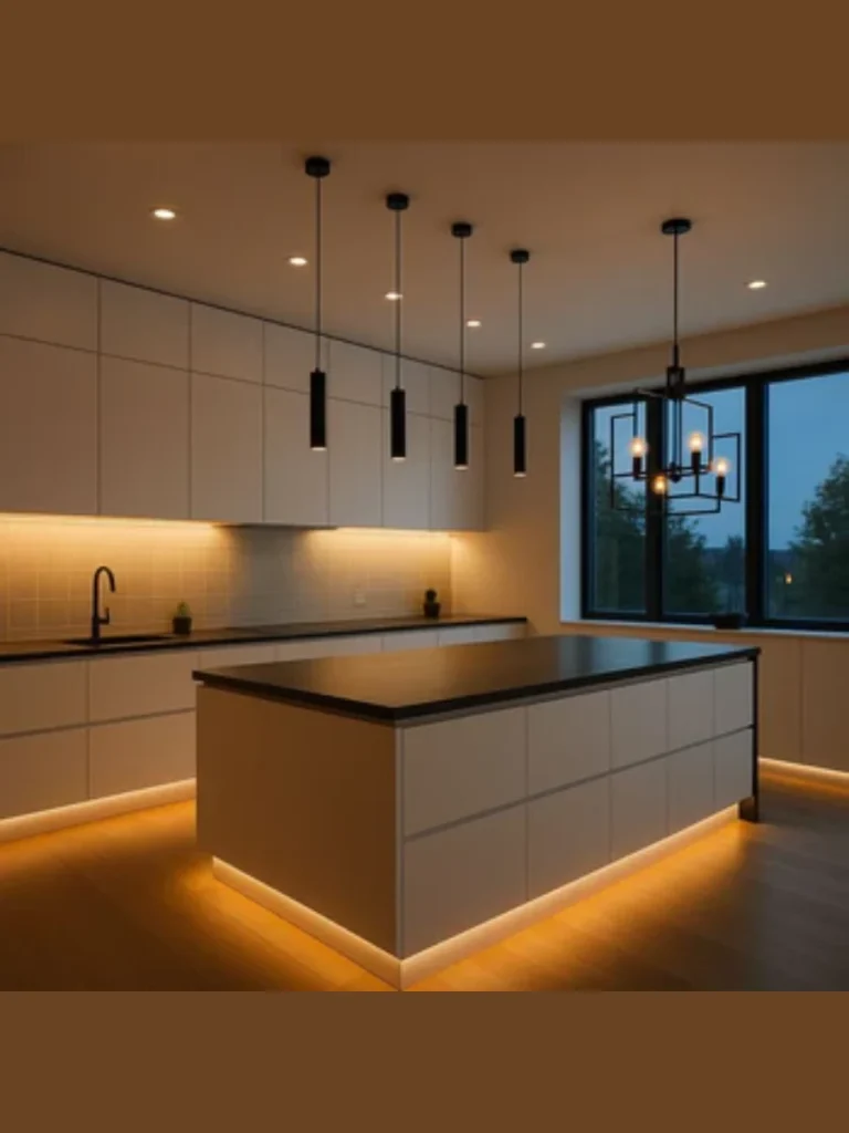 Subtle Under Counter Warm LED Lighting Strips