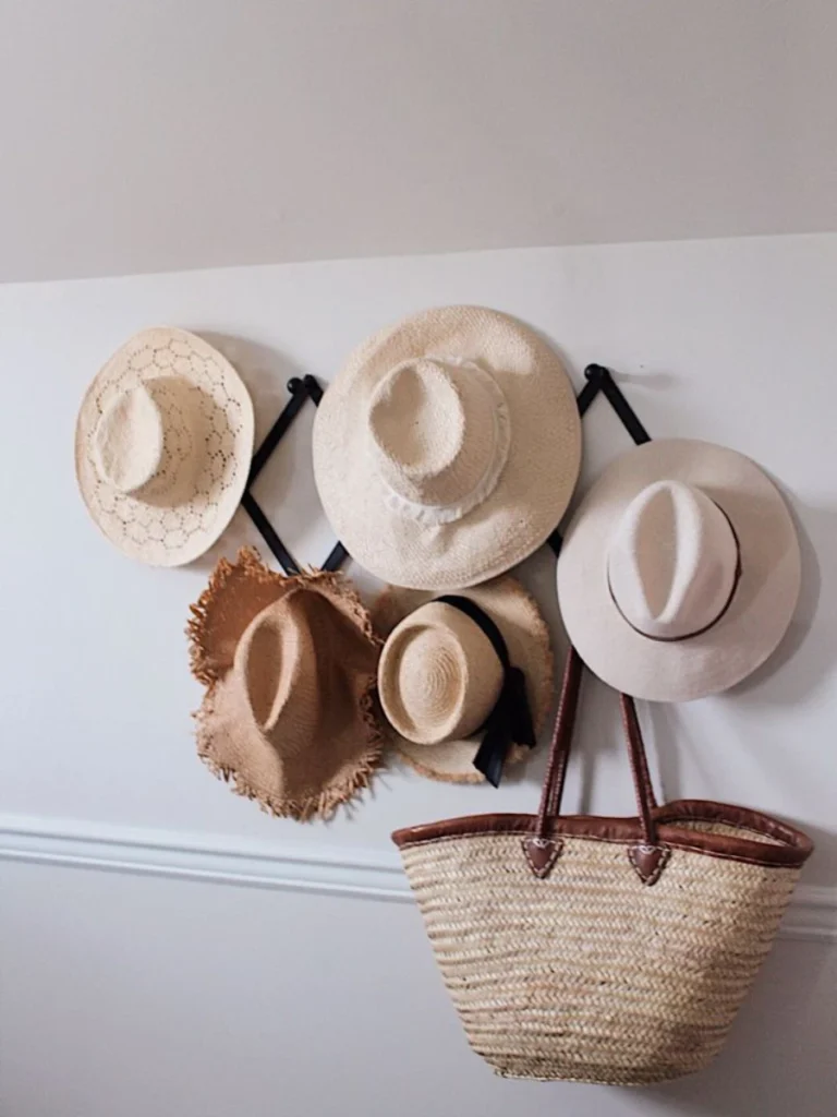 Sun Bleached Straw Panama Hat Walls