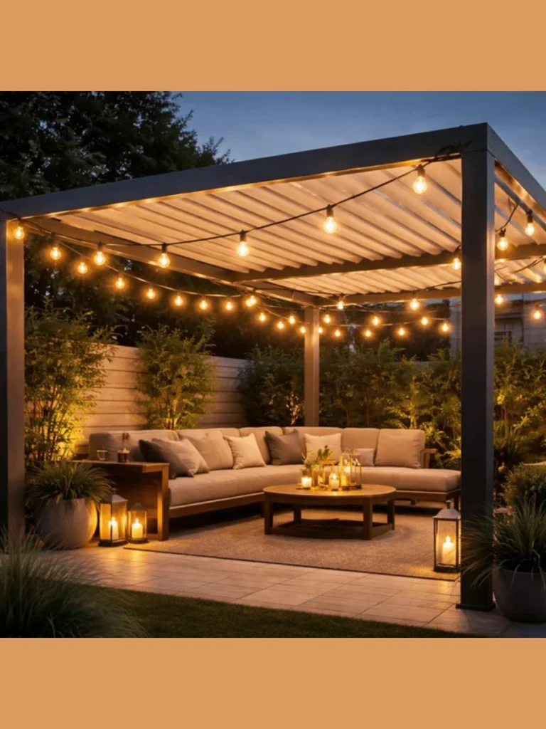 Suspend Commercial Grade Edison Festoon Lights in Straight Parallel Rows 