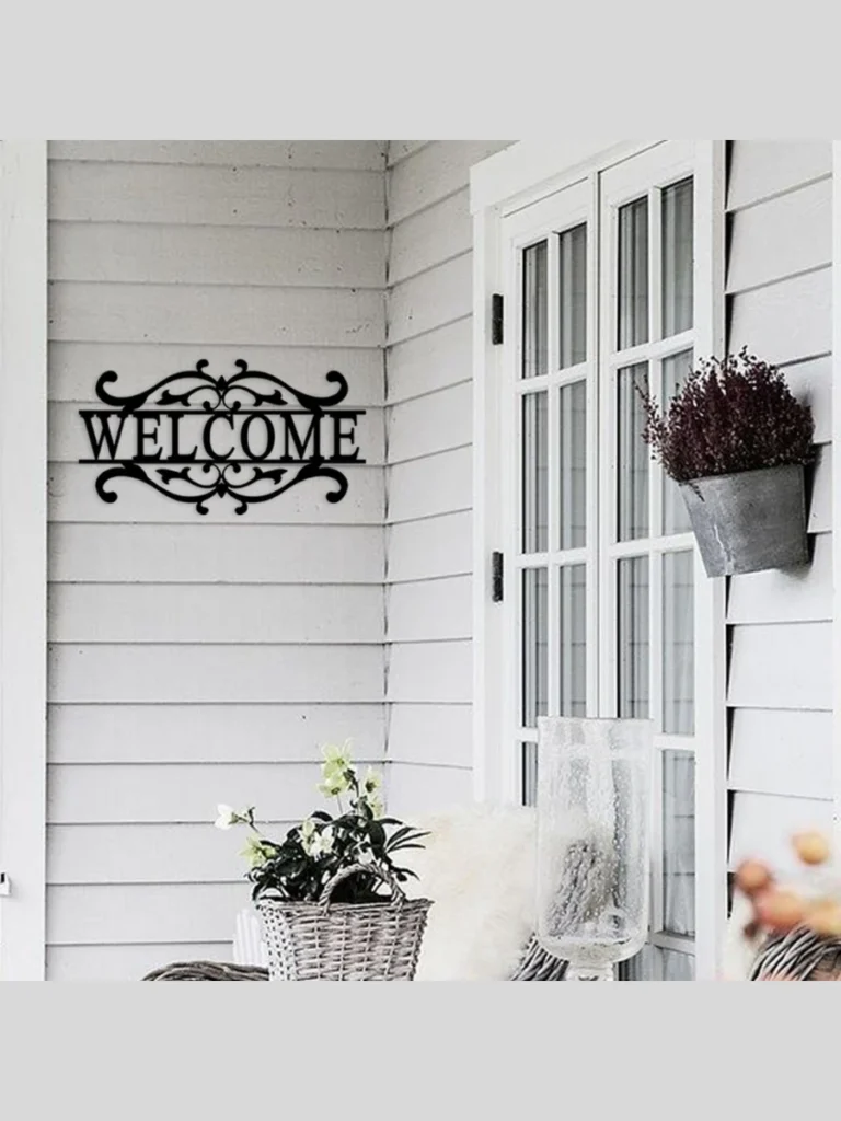 Symmetrical Black Cast Iron Urn Frames