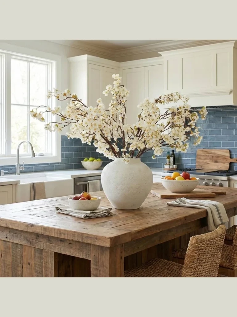 Tall Cherry Blossom Branches for High Ceilings