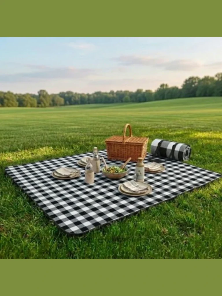 Target Blanket Corners with Smooth Flat Charcoal River Stones