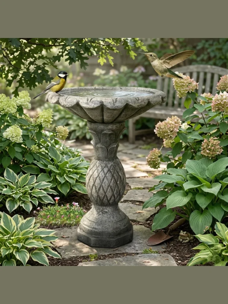 Thick Cast Concrete Leaf Mud Cups