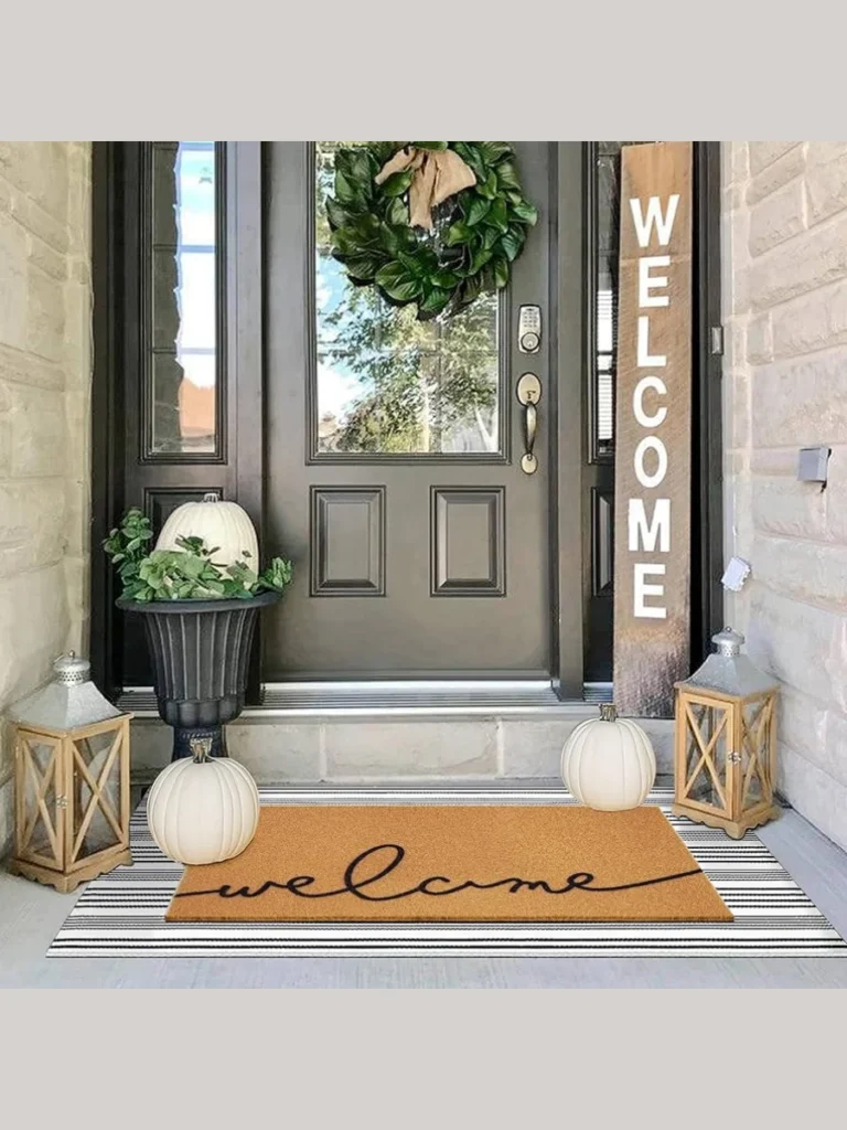Thick Natural Unbleached Coir Welcome Doormats