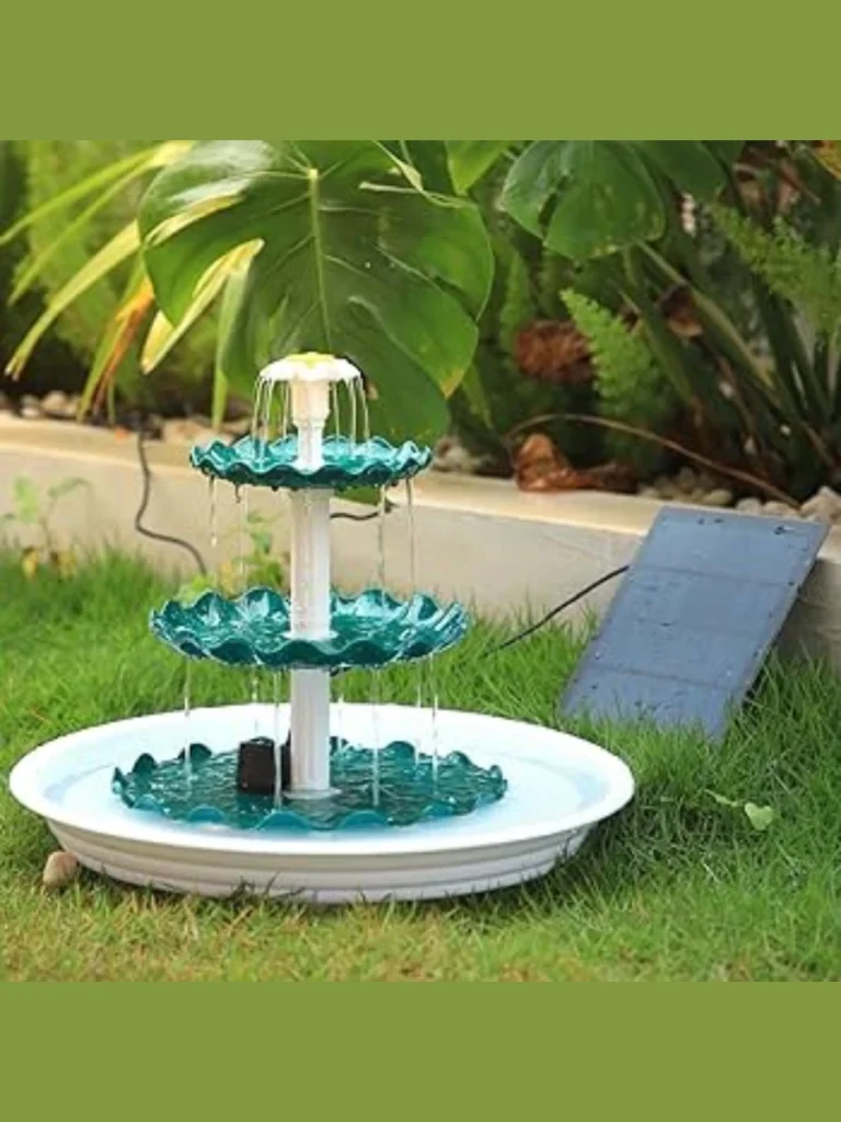 Tiered Recirculating Solar Bucket Fountains