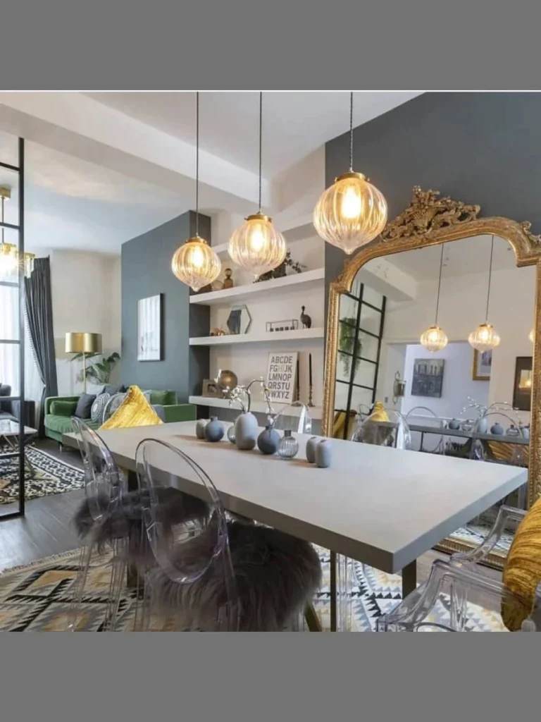 Tiered Ribbed Glass Chandeliers