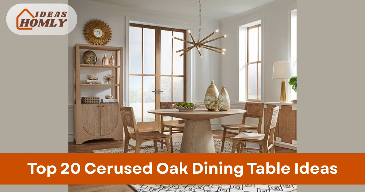 Cerused Oak Dining Table Ideas