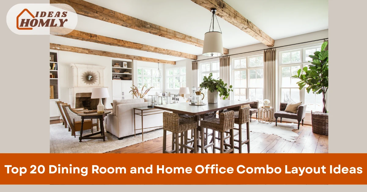 Dining Room and Home Office Combo Layout Ideas