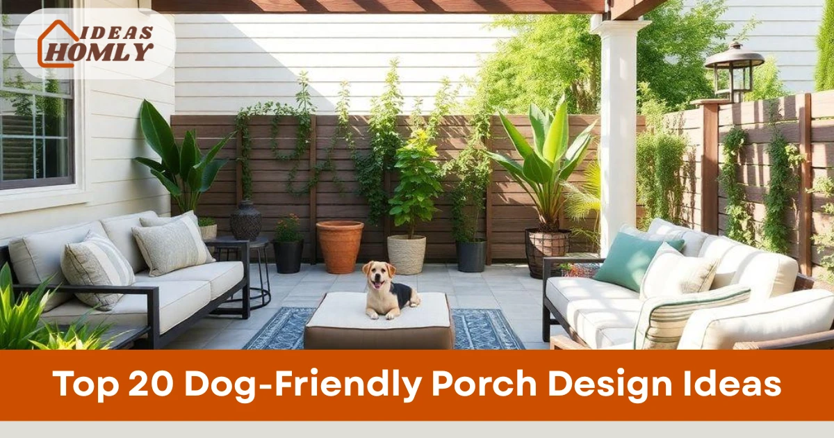Dog-Friendly Porch Design Ideas