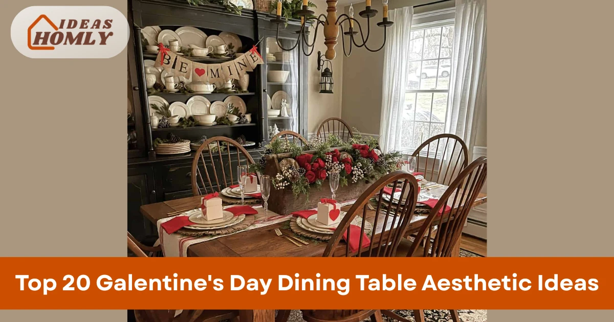 Galentine's Day Dining Table Aesthetic Ideas