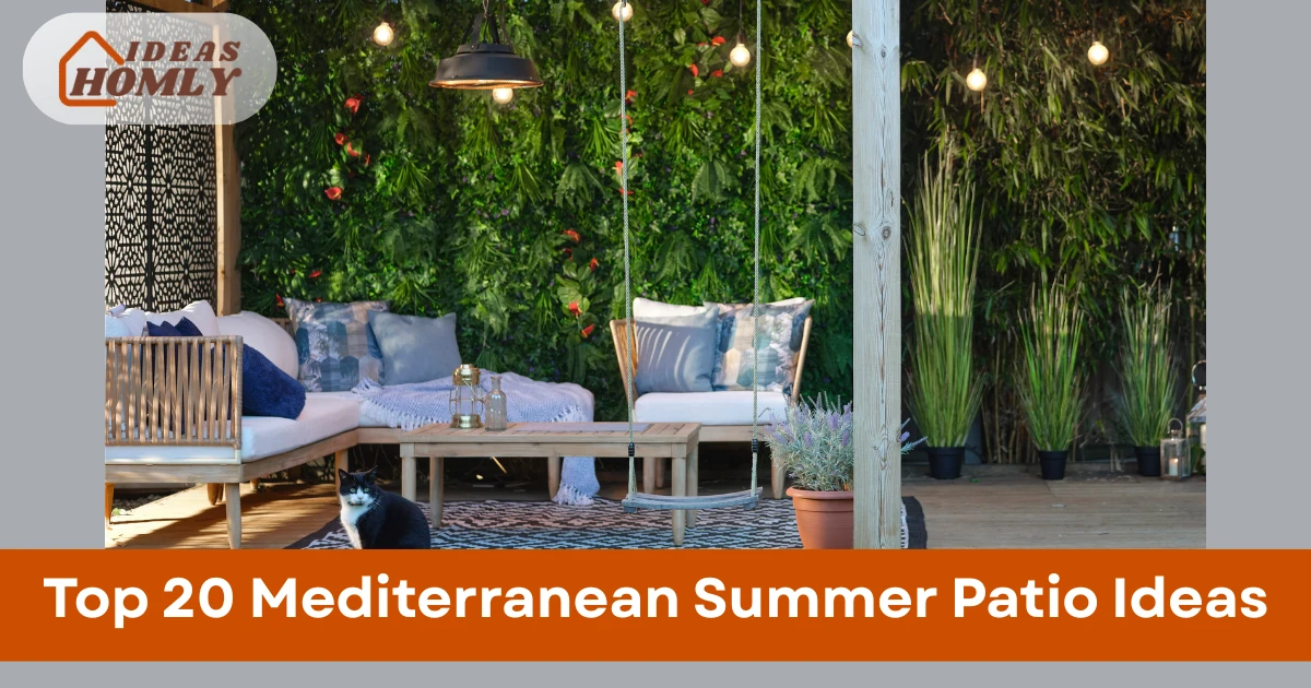 Mediterranean Summer Patio Ideas