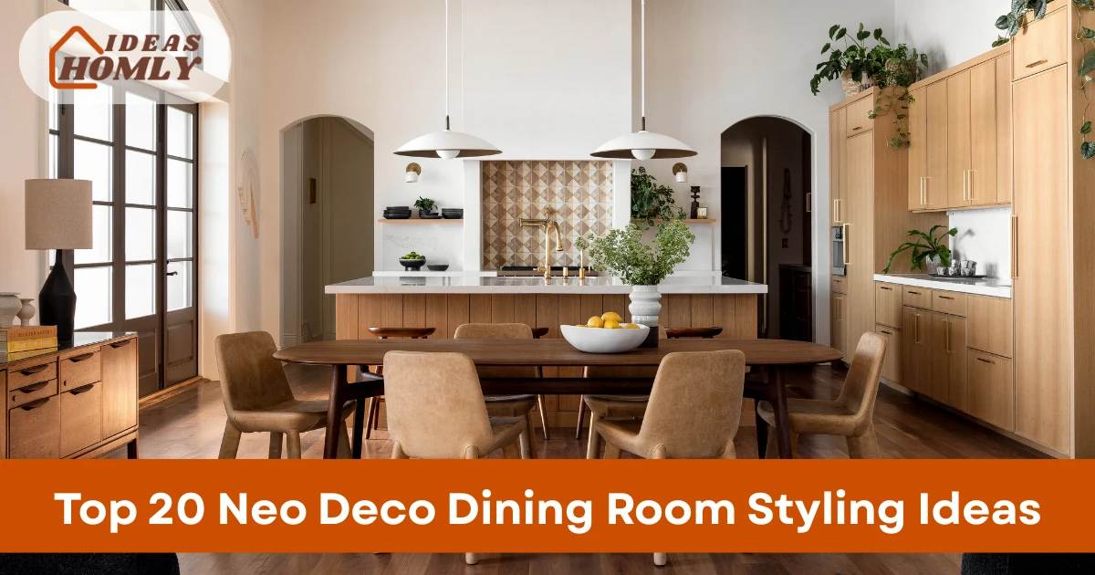 Top 20 Neo Deco Dining Room Styling Ideas for High Styles