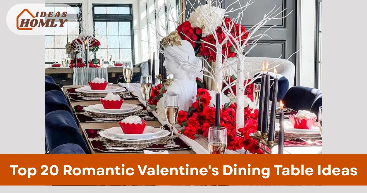 Romantic Valentine's Dining Table Ideas
