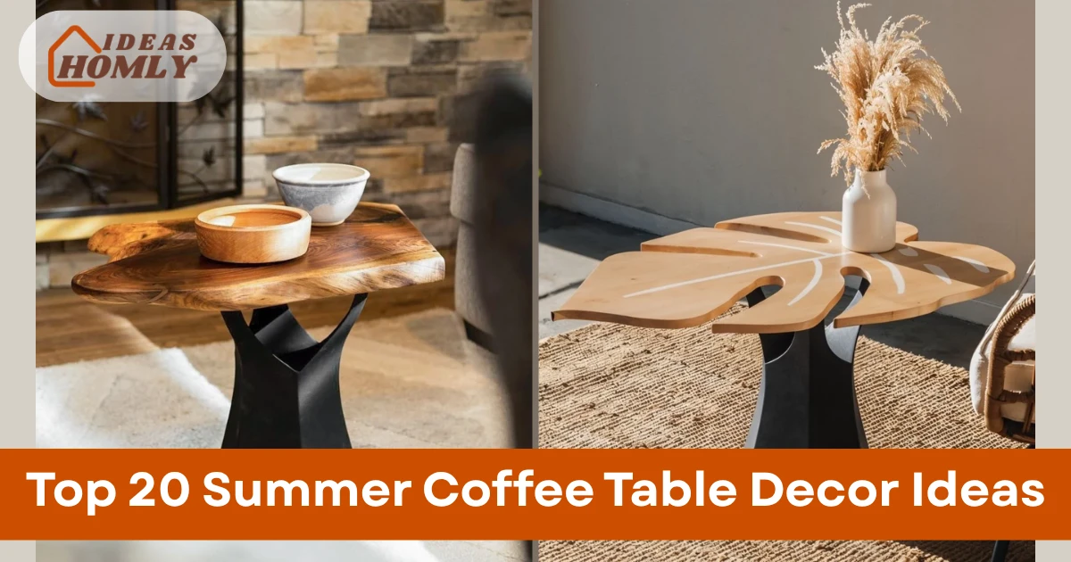 Summer Coffee Table Decor Ideas