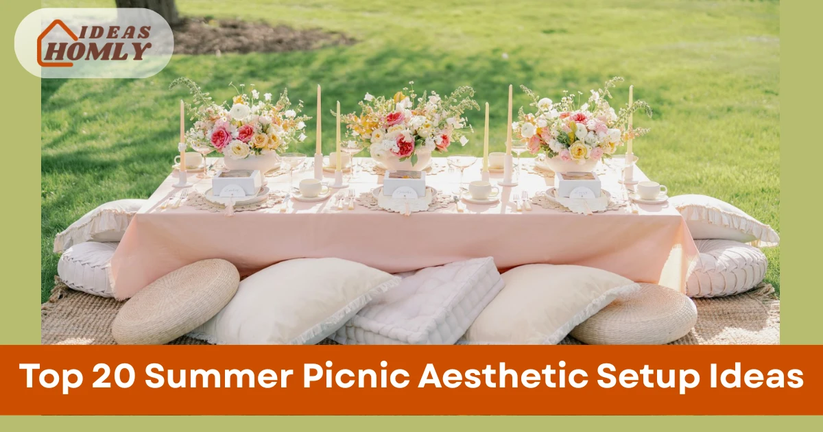 Summer Picnic Aesthetic Setup Ideas