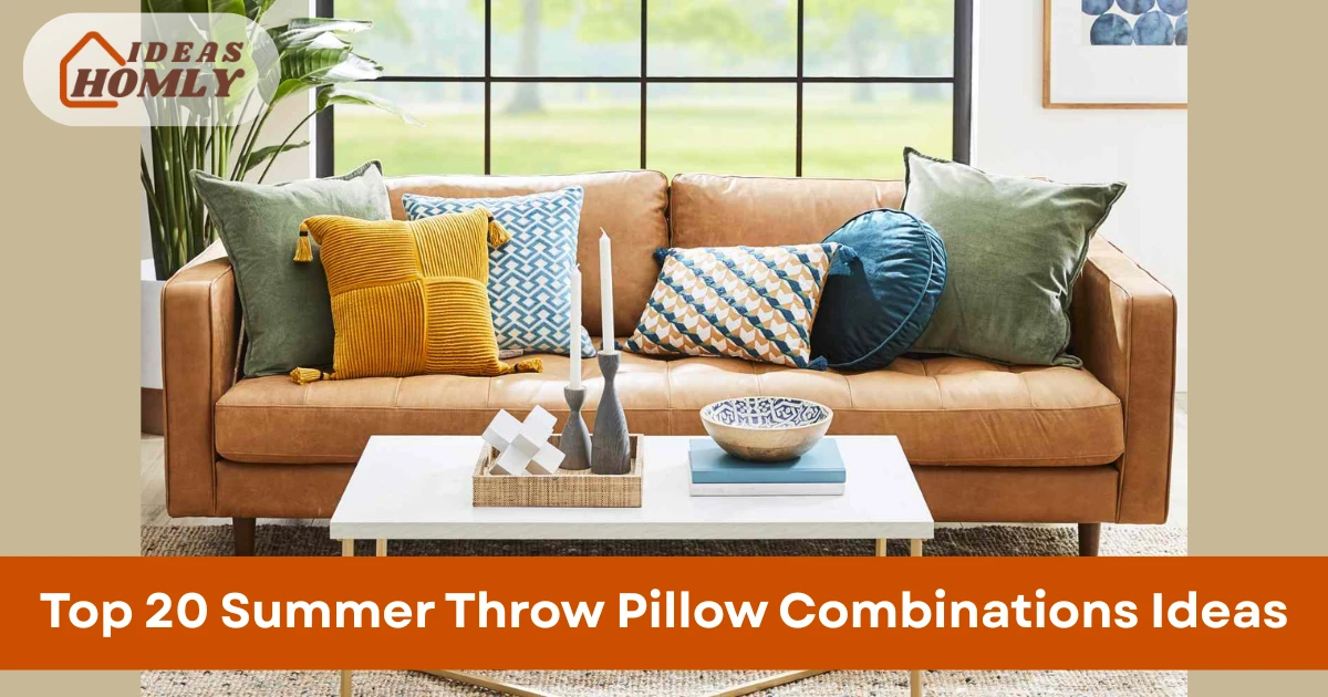 Summer Throw Pillow Combinations Ideas