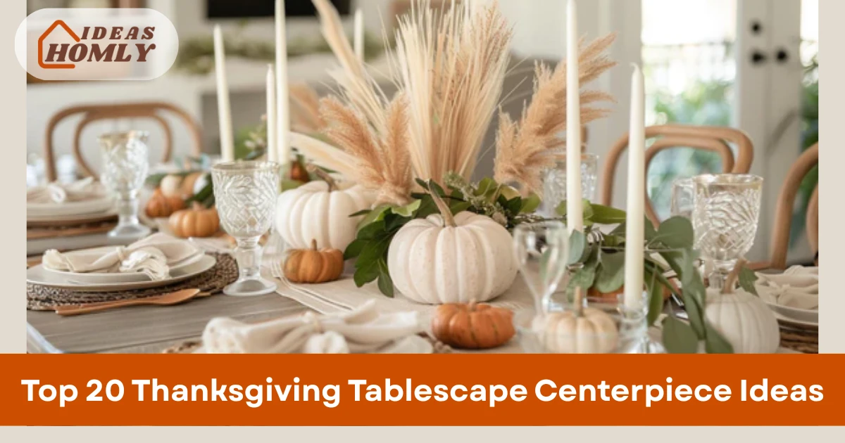 Thanksgiving Tablescape Centerpiece Ideas