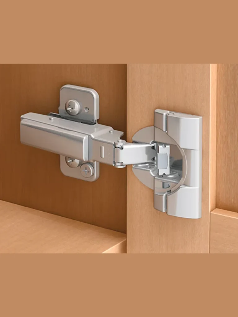 Traditional Inset Cabinet Hinges with Modern Latches
