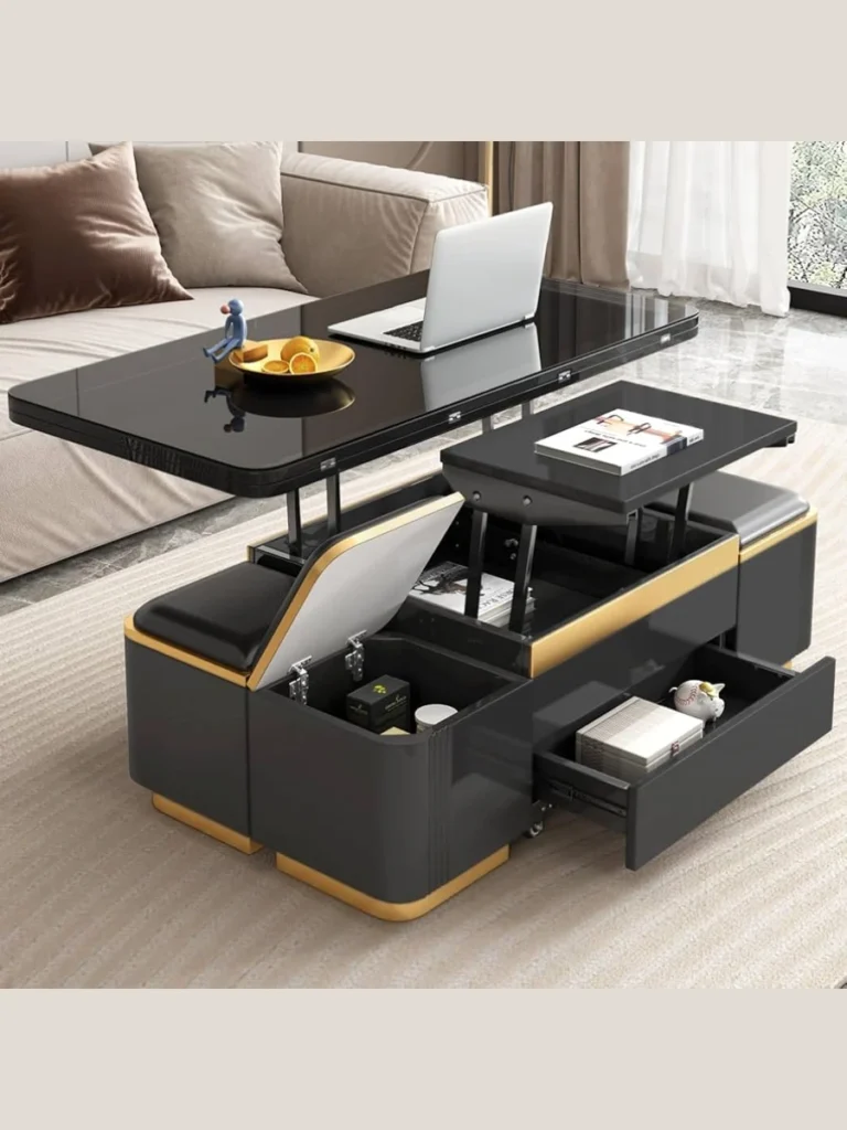Transforming Coffee Tables With Lift and Leaf Mechanisms