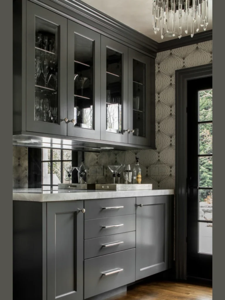 Transitional Custom Butler Pantry Wet Bars