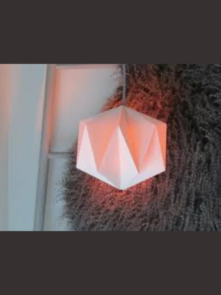 Triangular Origami Accordion Shades For Graphic Contrast