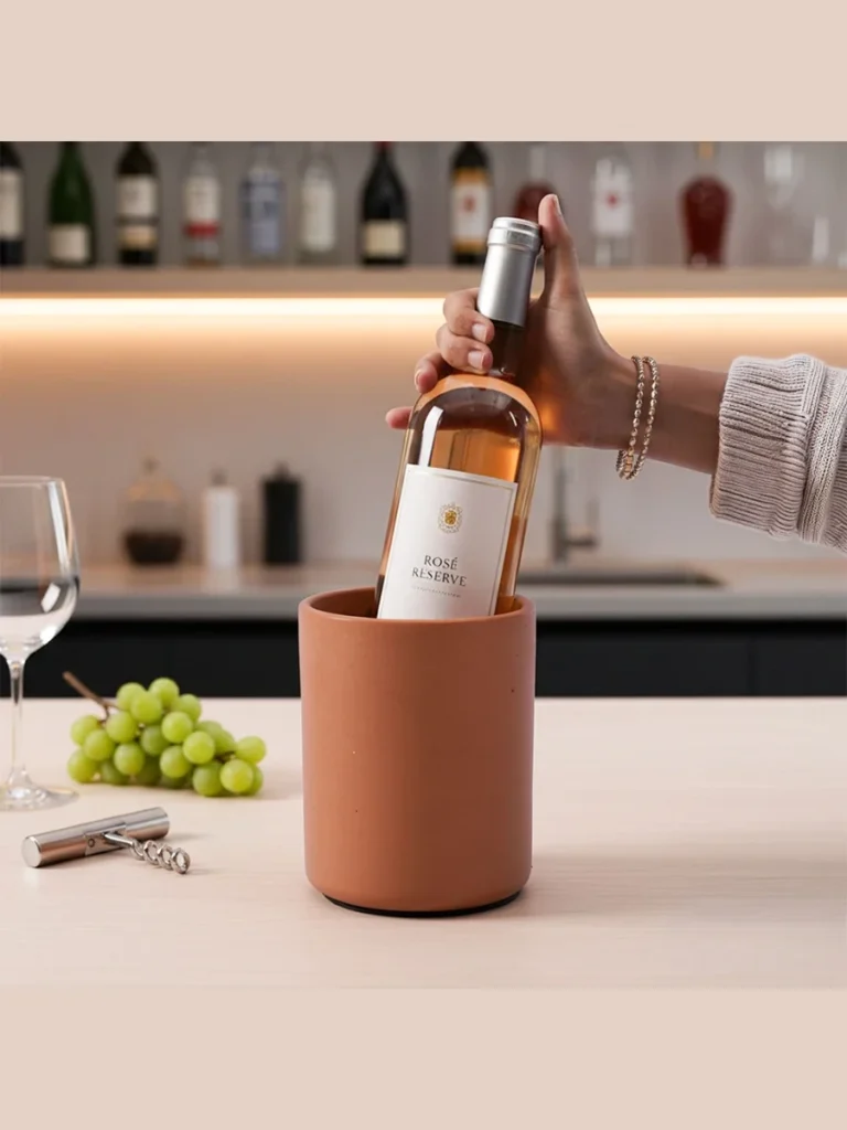 Unglazed Clay Wine Cooler Chilling Sleeves