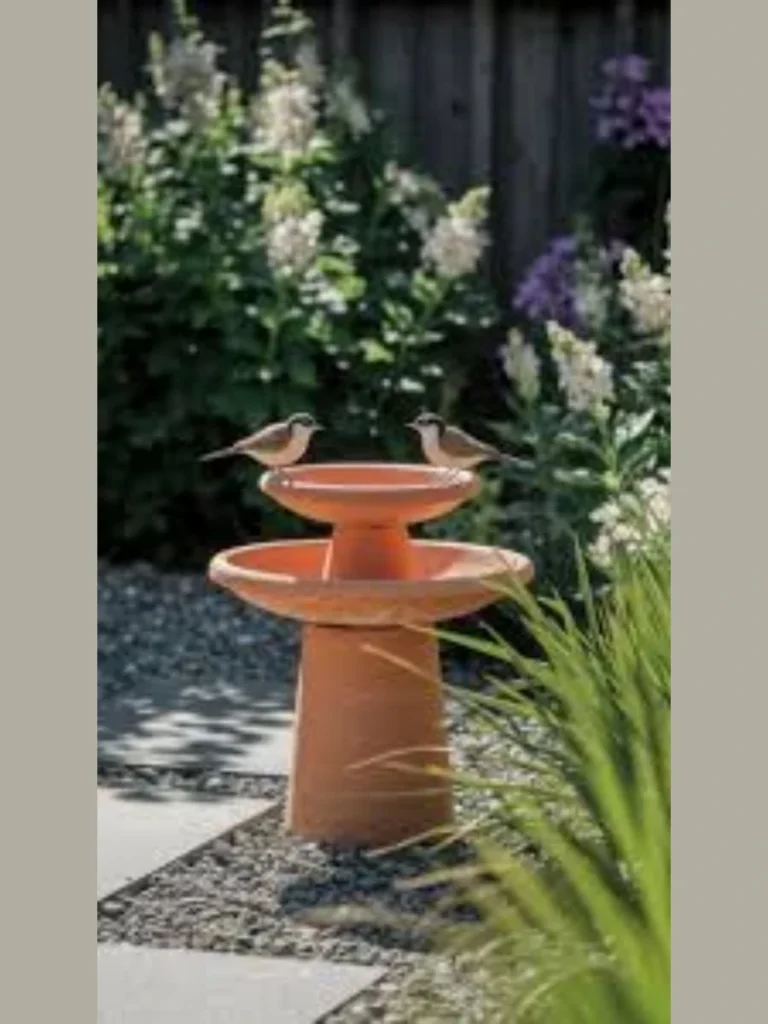 Unglazed Earthenware Pottery Columns