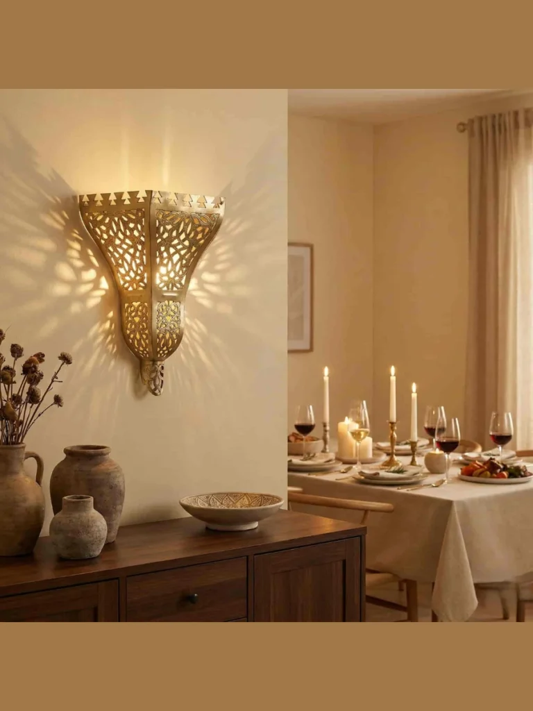 Unlacquered Matte Brass Sconces