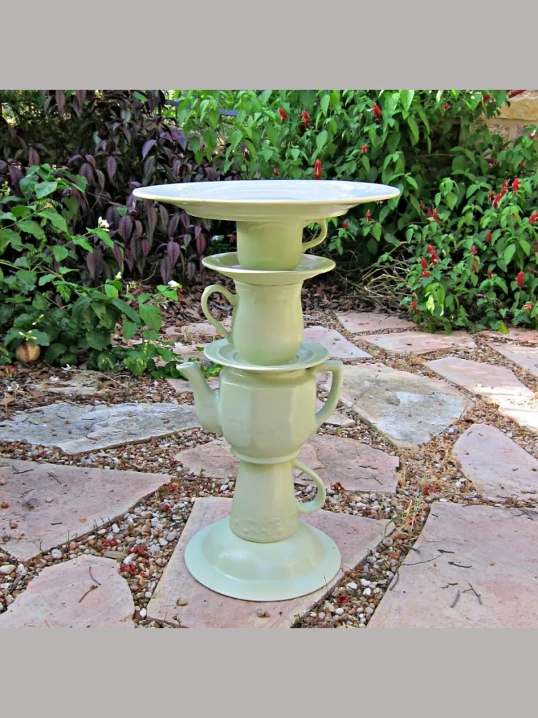 Upcycled Vintage Ceramic Teacup Stems