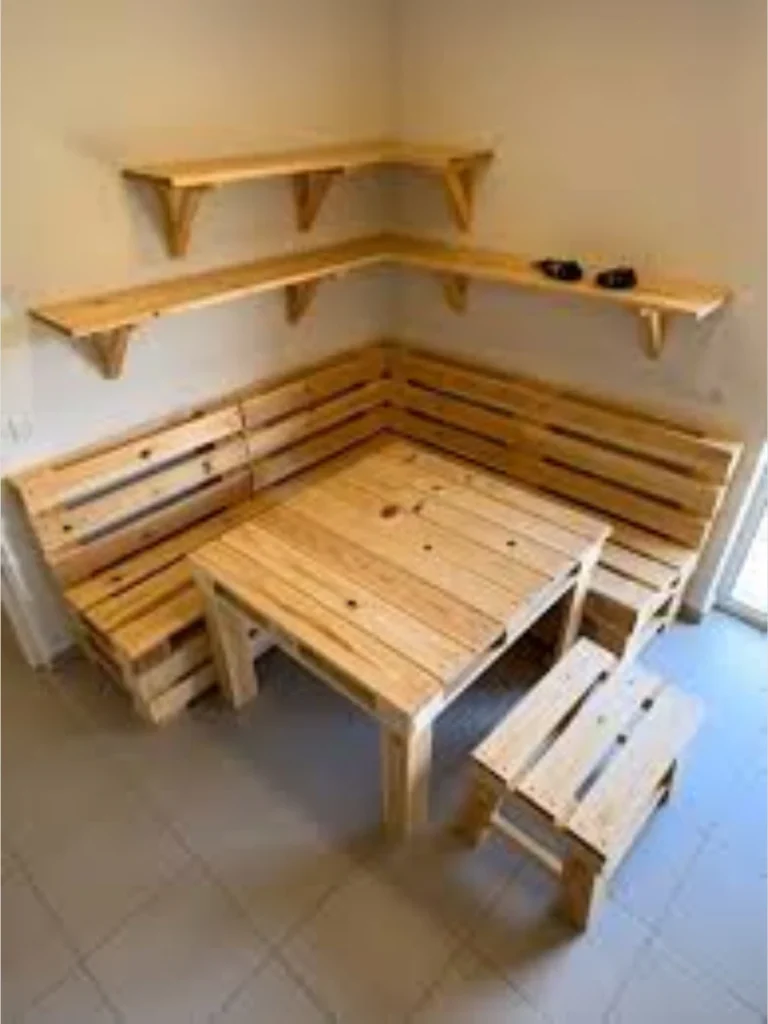 Upcycled Wooden Shipping Pallet Footrests