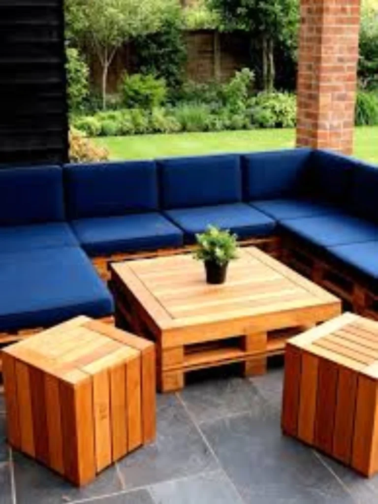 Upcycled Wooden Shipping Pallet Footrests