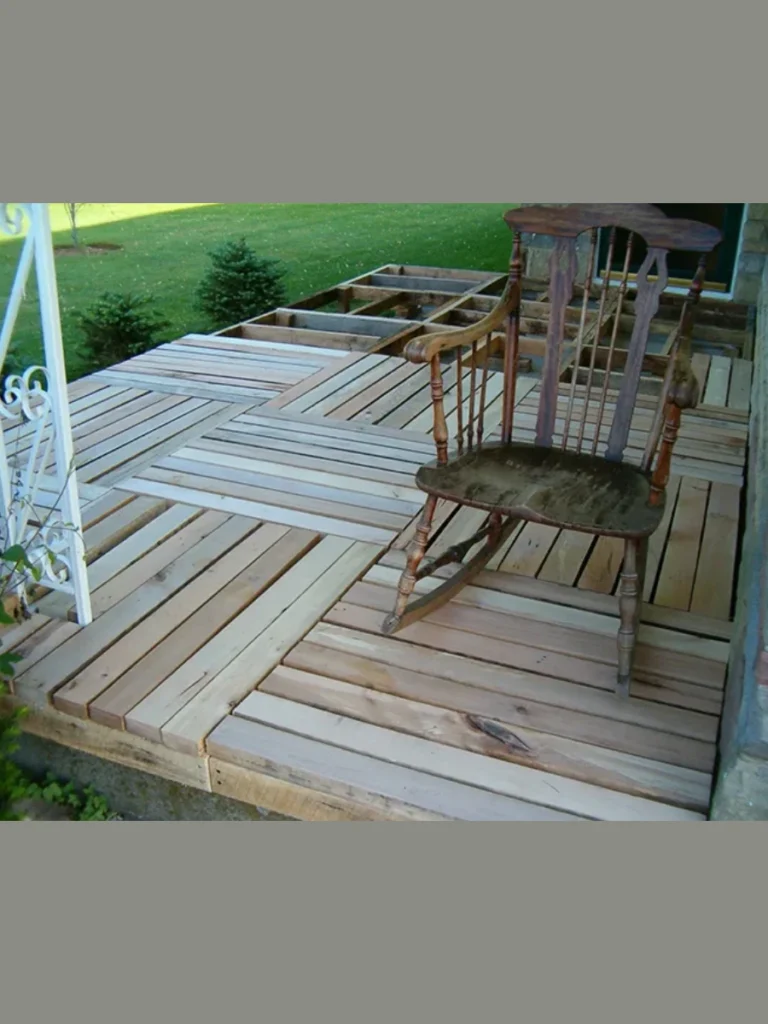 Upcycled Wooden Shipping Pallet Footrests