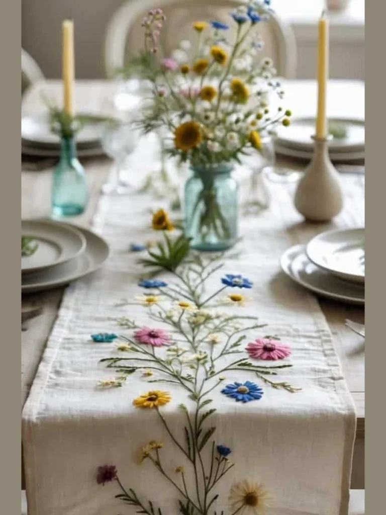Vibrant Mixed Country Wildflower Clusters