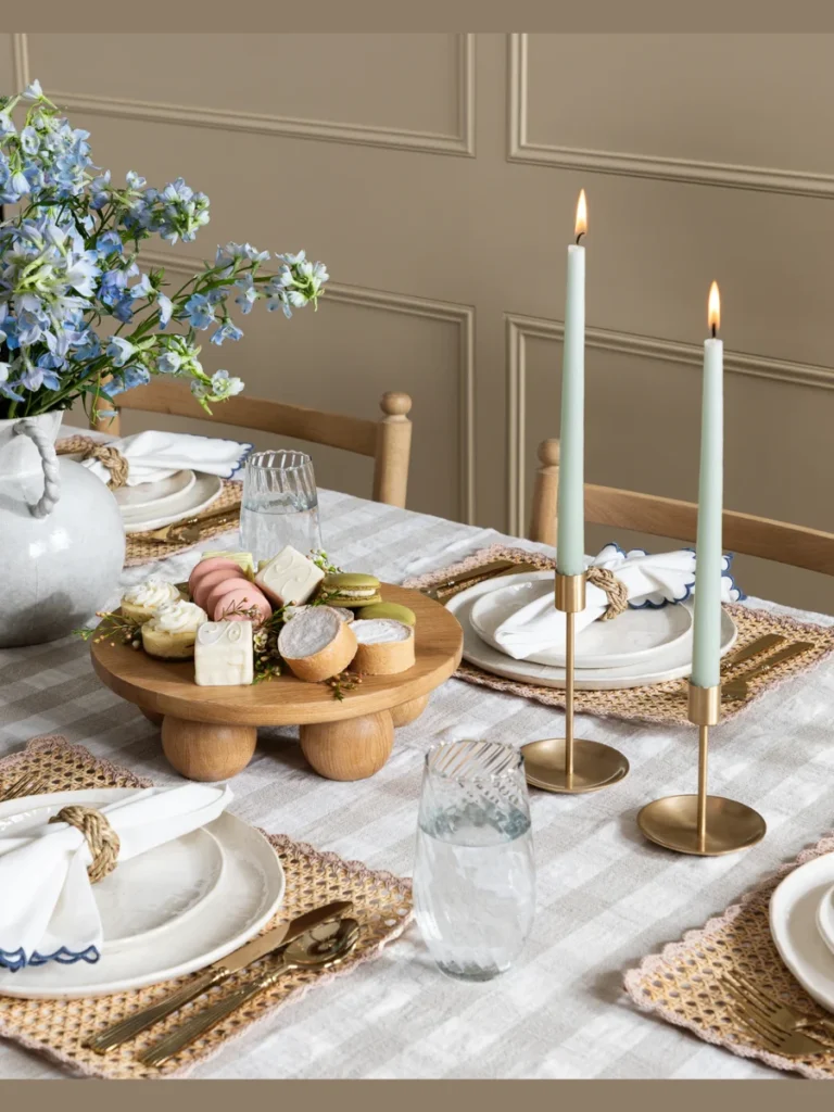 Vintage Brass Taper Candle Holders
