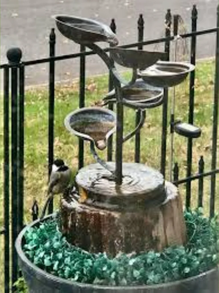 Vinyl Lattice Screen Water Spouts