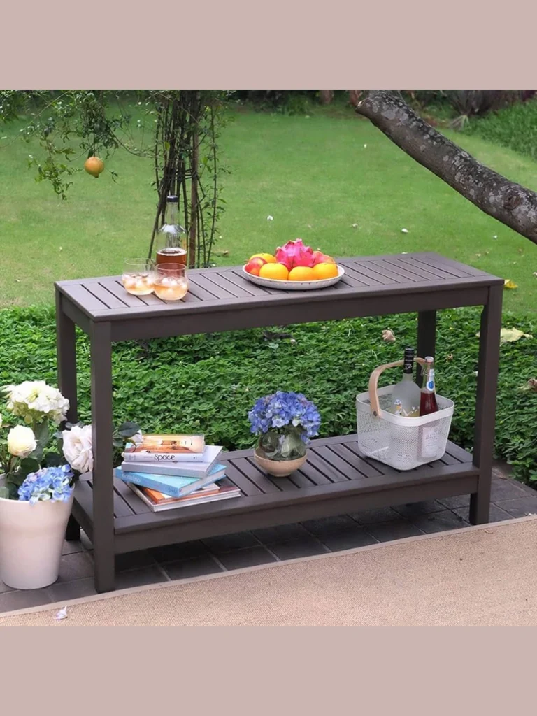 Weather Resistant Resin Wicker Console Chests