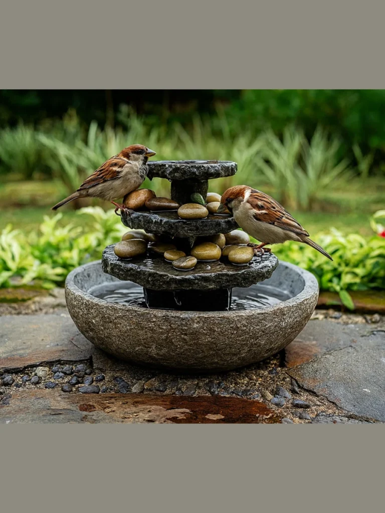 Weathered Driftwood Log Bowl Shelves