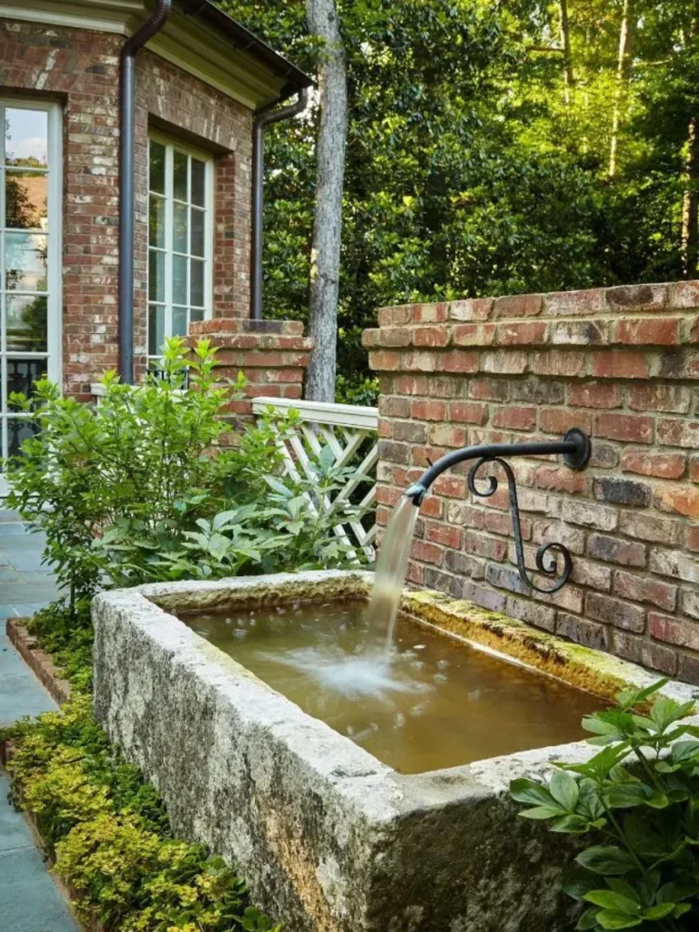 Weathered Limestone Water Troughs