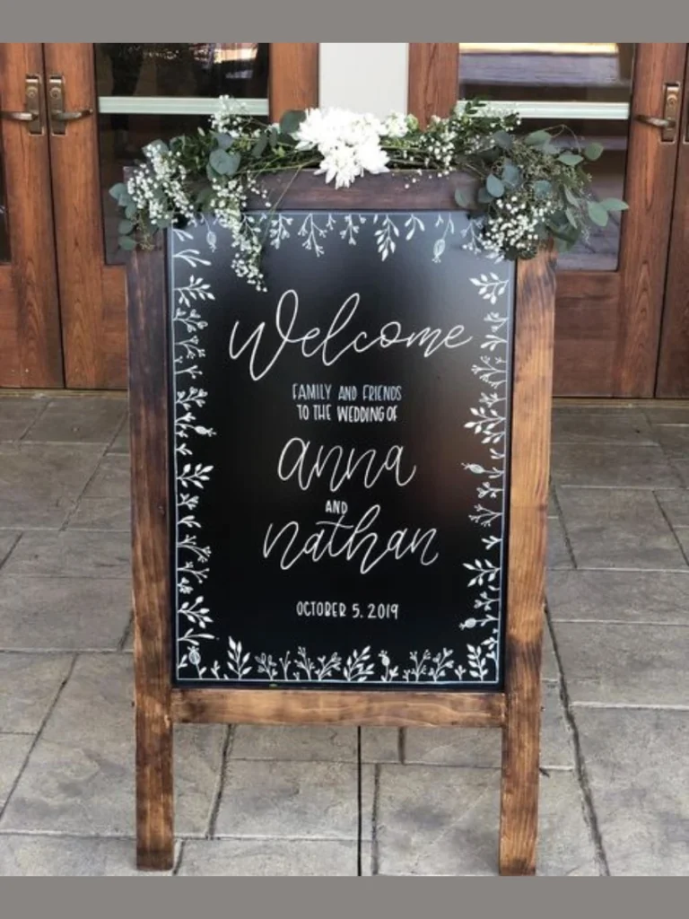 Weighted Post Hanging Chalkboard Panels
