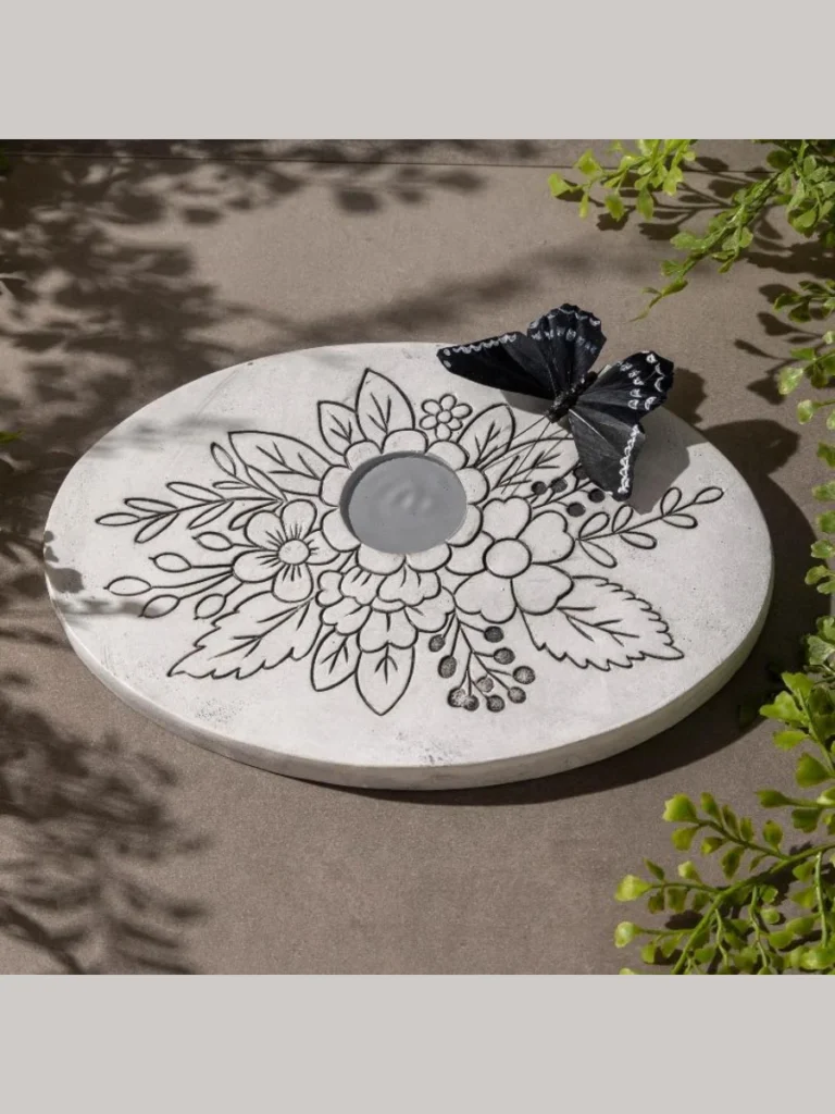 White Quartz Pebble Landing Pads