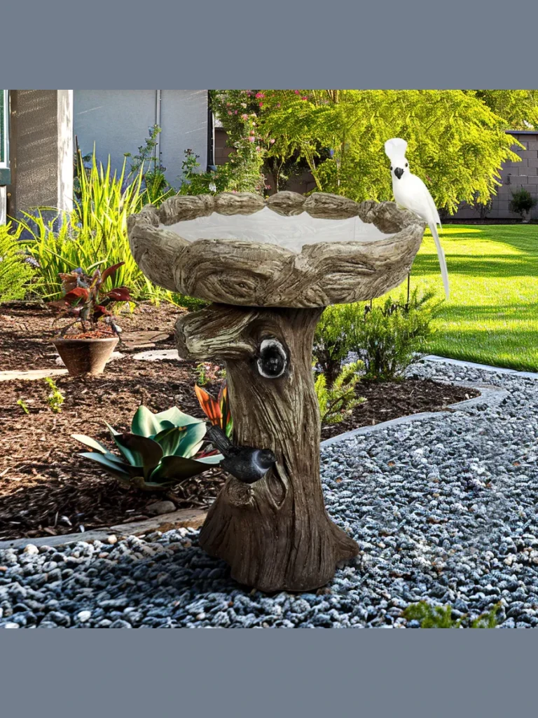 Wide Shallow Concrete Tree Ring Caps