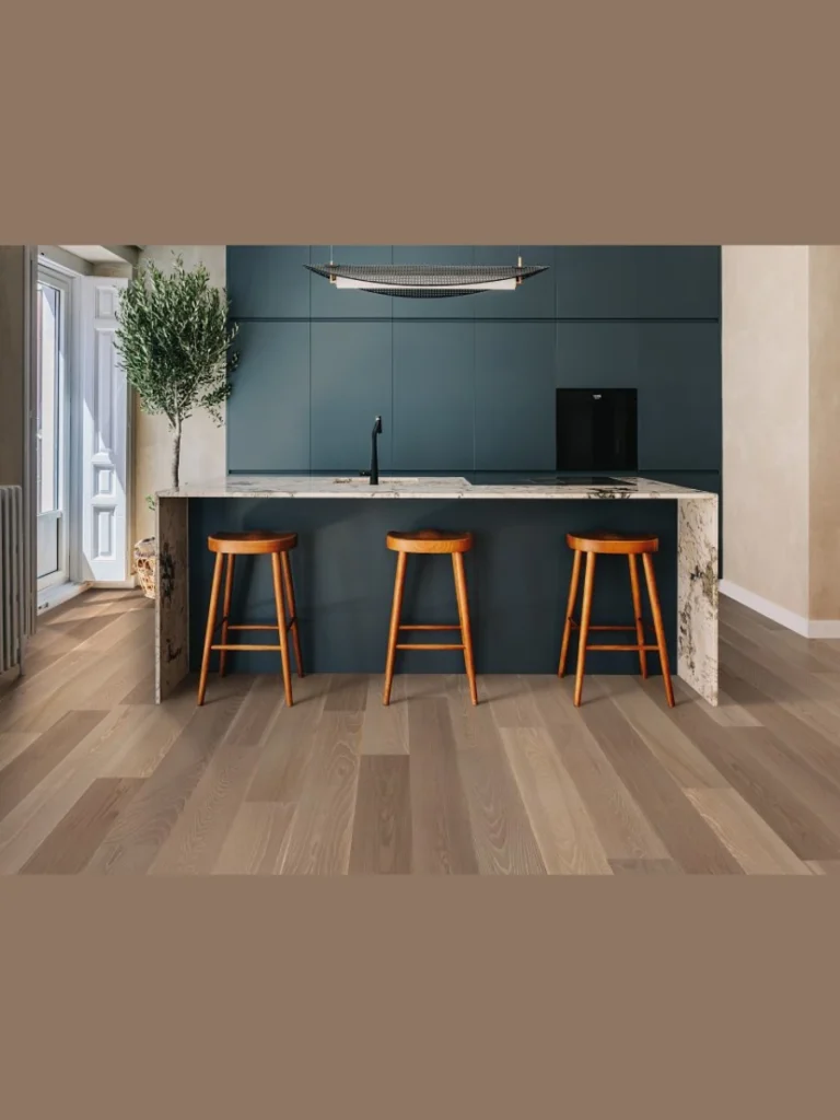 Wire Brushed European Ash Flooring Planks