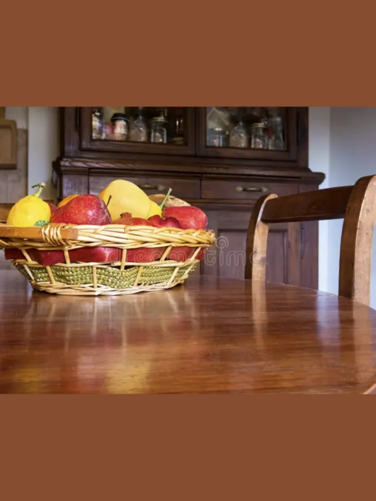 Woven Rattan Baskets with Whole Green Apples and Limes