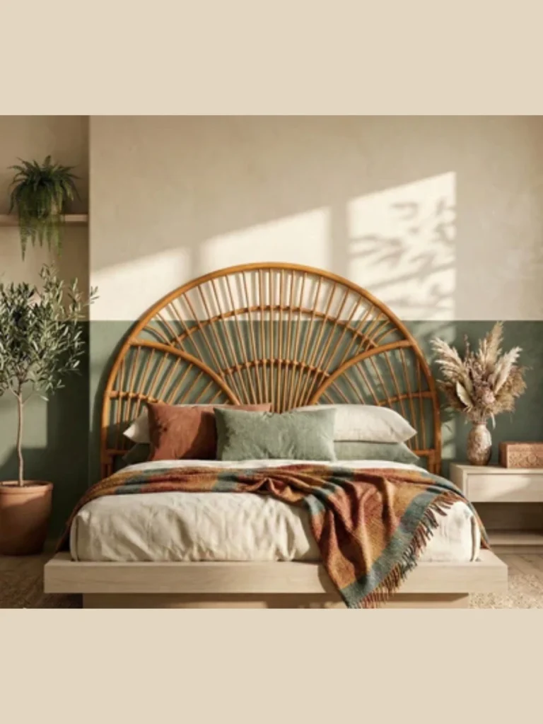 Woven Rattan Cane Headboards